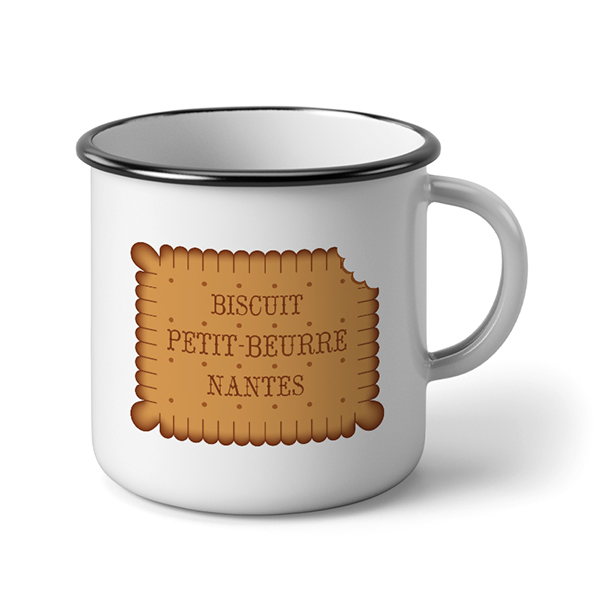 Mug émaillé Biscuit Petit-Beurre
