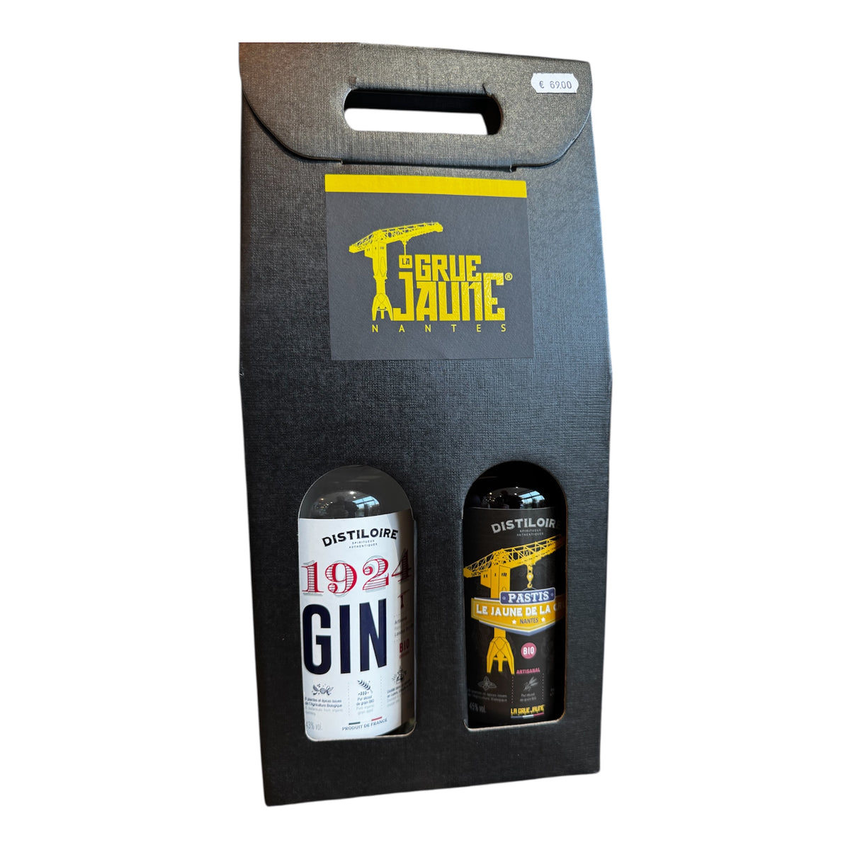 Coffret Gin 1924 et pastis Le Jaune de la Grue