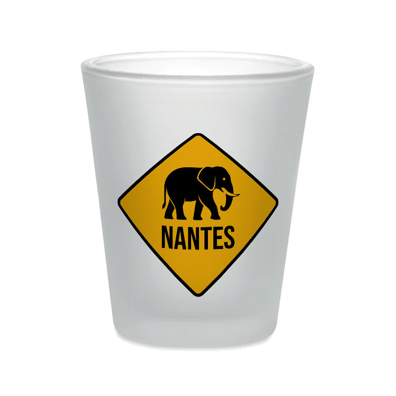 Verre à shooter Panneau éléphant