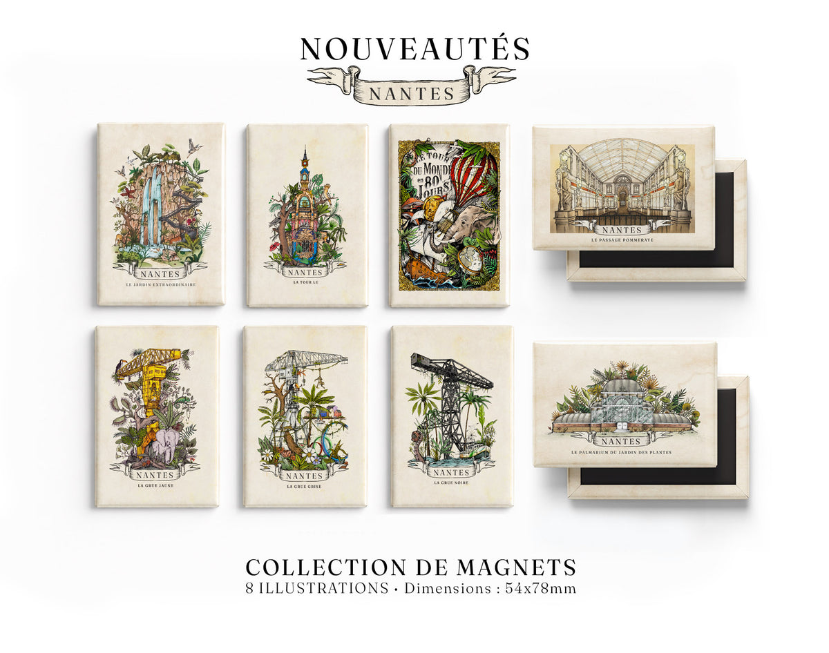 Magnet Nantes illustré par Geoffrey Berniolle