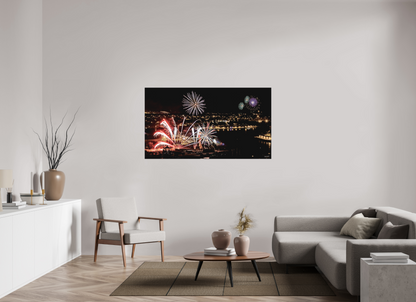 160 x 90 cm, TIRAGE PHOTO SOUS PLEXI MAT 14 JUILLET - Nantes