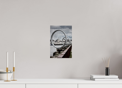 20 x 30 cm, TIRAGE PHOTO CONTRECOLLÉ SUR SUPPORT ALUMINIUM LES ANNEAUX - Nantes