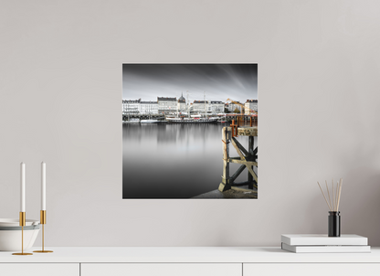 40 x 40 cm, TIRAGE PHOTO SOUS PLEXI MAT ESTACADE - Nantes