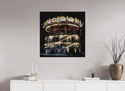 80 x 80 cm, TIRAGE PHOTO SOUS PLEXI MAT MANÈGE - Nantes