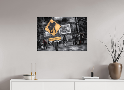 90 x 60 cm, TIRAGE PHOTO SOUS PLEXI MAT SURVEILLEZ LES ENFANTS - Nantes