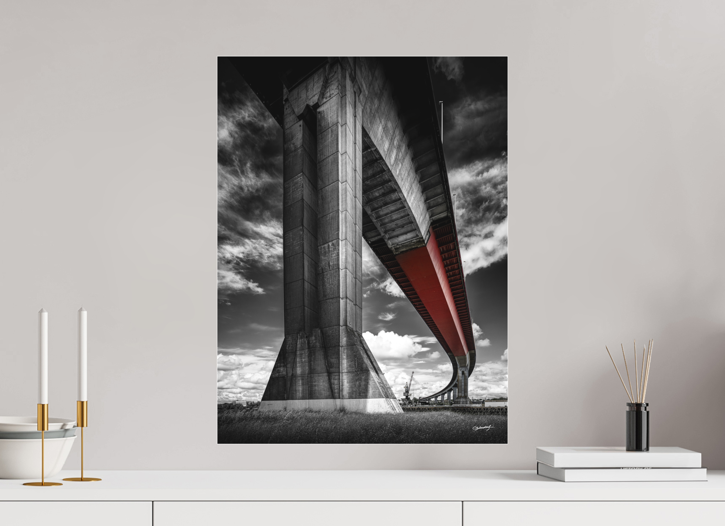 45 x 60 cm, TIRAGE PHOTO SOUS PLEXI MAT CHEVIRÉ - Nantes