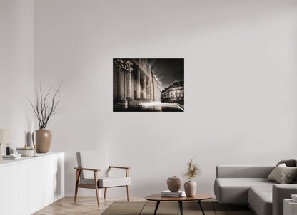 100 x 75 cm, TIRAGE PHOTO SOUS PLEXI MAT RIDEAU - Nantes