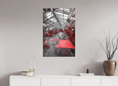 60 x 90 cm, TIRAGE PHOTO SOUS PLEXI BRILLANT SERRE DU JARDIN DES PLANTES- Nantes