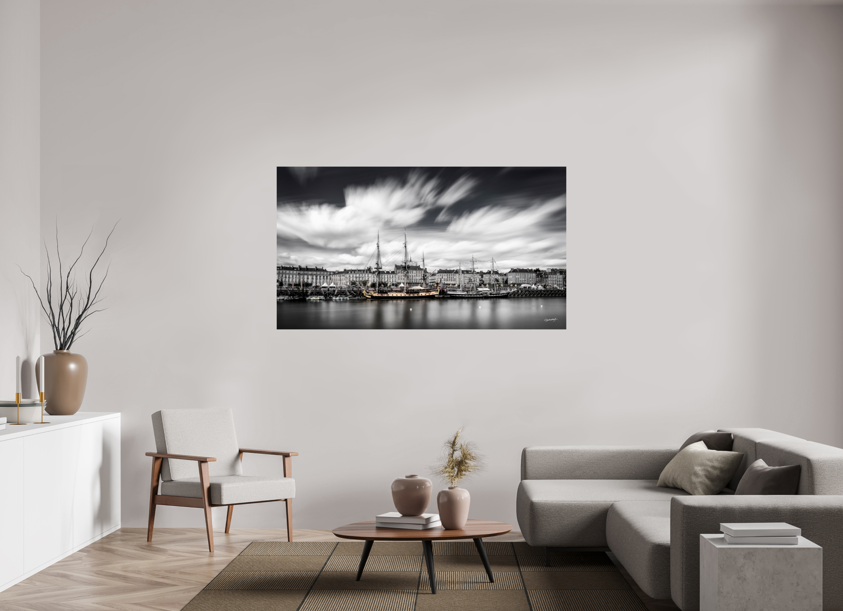 176 x 99 cm, TIRAGE PHOTO CONTRECOLLÉ SUR SUPPORT ALUMINIUM DEBORD DE LOIRE