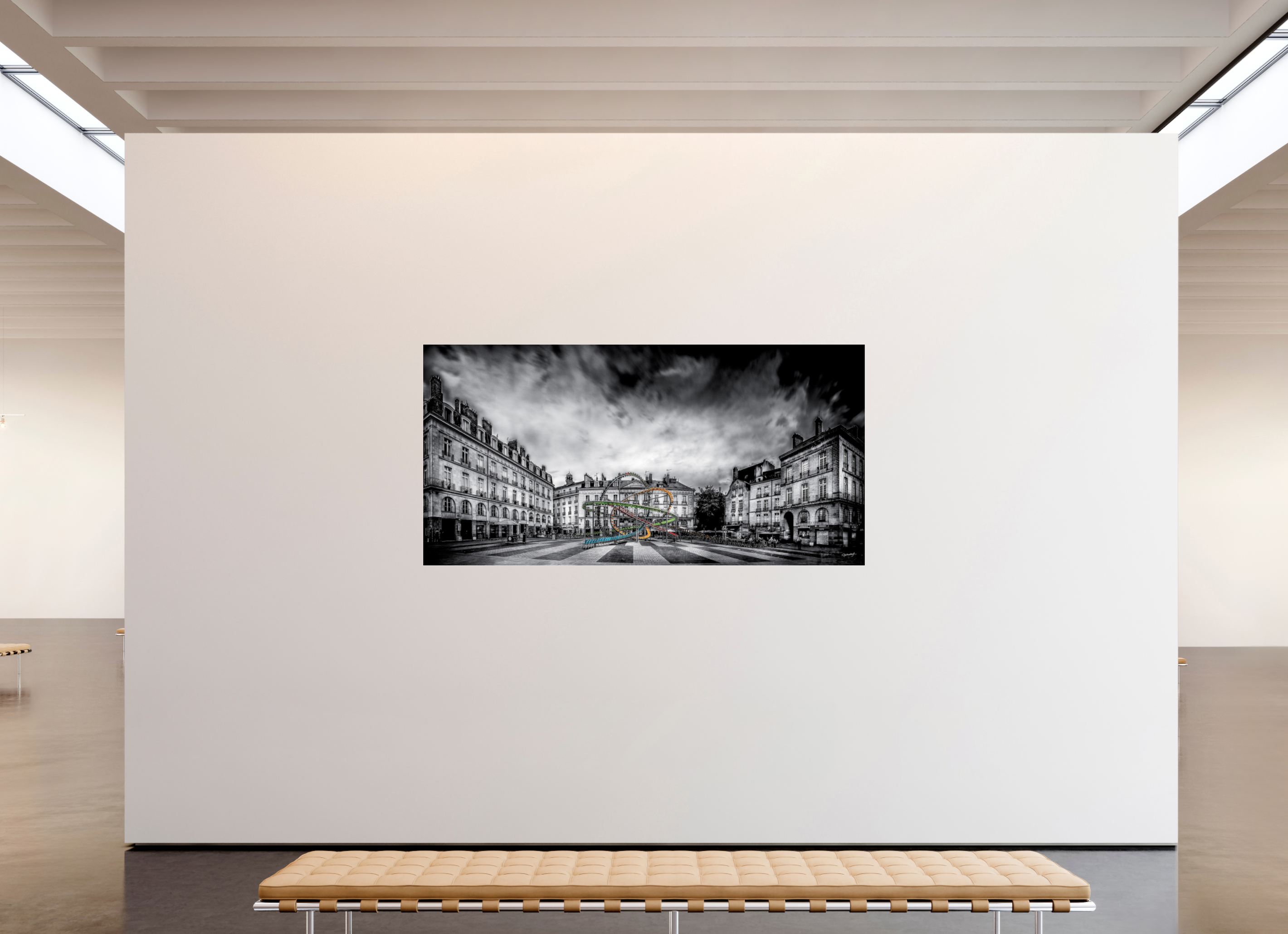220 x 110 cm, TIRAGE PHOTO SOUS PLEXI BRILLANT LE VOYAGE DE BOUFFAY - Nantes