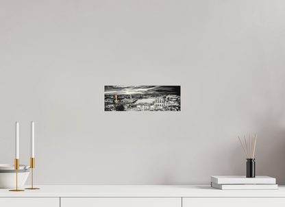 30 x 10 cm, TIRAGE PHOTO SOUS PLEXI MAT BON PORT ET LA GRUE JAUNE - Nantes