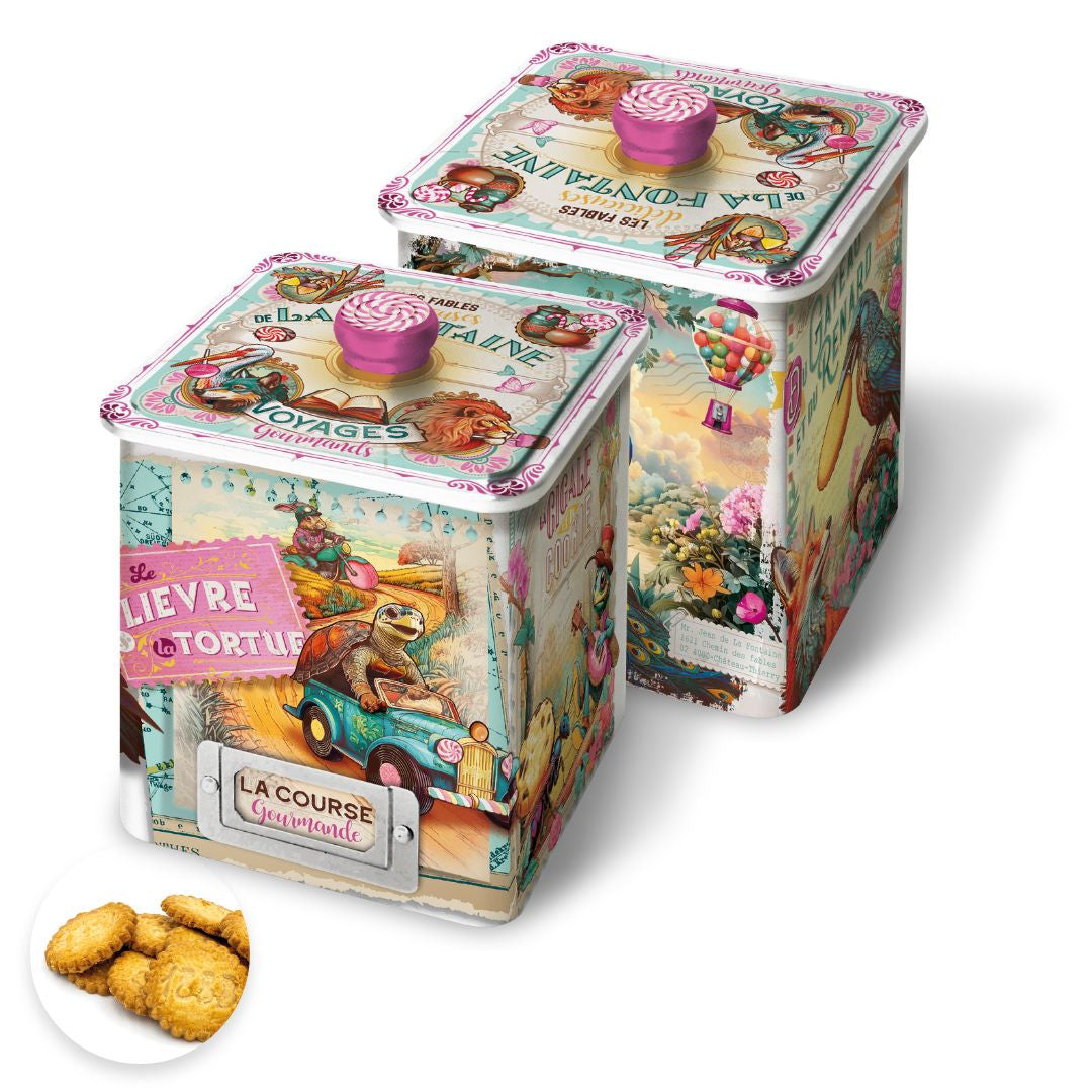 Boîte collector Voyages Gourmands sablés pur beurre
