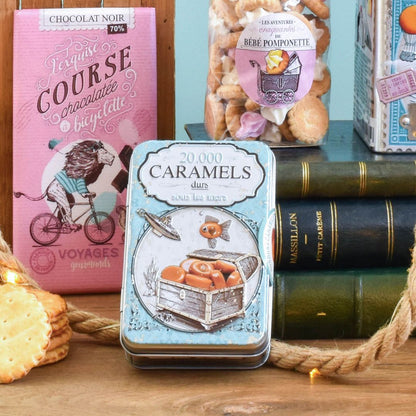 Boîte pastille Voyages Gourmands bonbons caramels à la crème