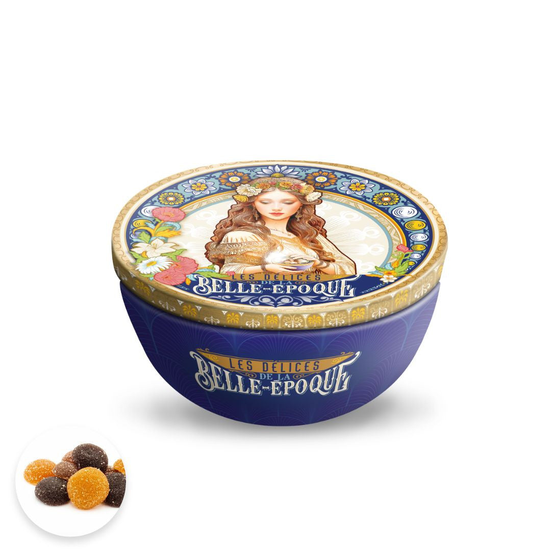 BOITE PRESTIGE LES DÉLICES DE LA BELLE EPOQUE ASSORTIMENT PÂTE DE FRUITS