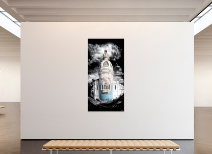 110 x 220 cm, TIRAGE PHOTO SOUS PLEXI BRILLANT TOUR LU - Nantes