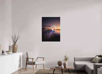 75 x 100 cm, TIRAGE PHOTO SOUS PLEXI MAT LA NUIT DES ANNEAUX - Nantes