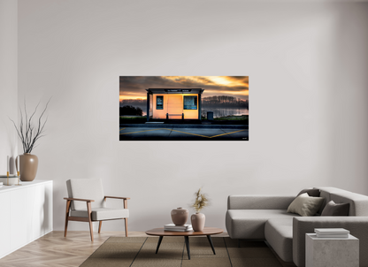 180 x 90 cm, TIRAGE PHOTO CONTRECOLLÉ SUR SUPPORT ALUMINIUM SAN FRANCISCO - Nantes