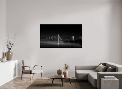 176 x 99 cm, TIRAGE PHOTO SOUS PLEXI BRILLANT PONT TABARLY - Nantes