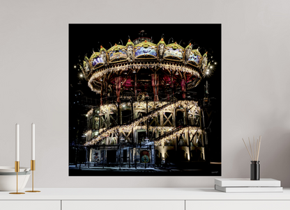 60 x 60 cm, TIRAGE PHOTO SUR FUJI CRYSTAL DP II MANÈGE - Nantes