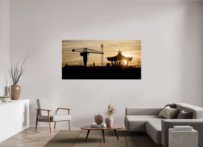200 x 100 cm, TIRAGE PHOTO SOUS PLEXI A CONTRE-JOUR - Nantes