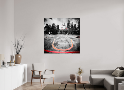 120 x 120 cm, TIRAGE PHOTO SUR FUJI CRYSTAL DP II Arbre à basket II