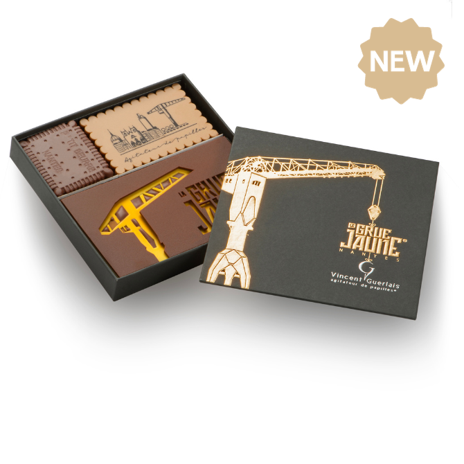 Le Coffret de Chocolat La Grue Jaune par Vincent Guerlais