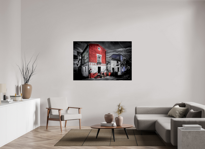 150 x 100 cm, TIRAGE PHOTO SOUS PLEXI BRILLANT A LA TERRASSE TRENTEMOULT - Nantes