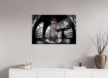 90 x 60 cm, TIRAGE PHOTO CONTRECOLLÉ SUR SUPPORT ALUMINIUM DANS LA TOUR LU - Nantes