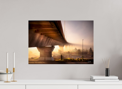 60 x 40 cm, TIRAGE PHOTO SOUS PLEXI SOUS LE PONT - Nantes