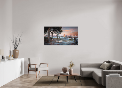 144 x 81 cm, TIRAGE PHOTO SOUS PLEXI MAT Jules Verne et Nemo