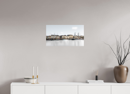 64 x 36 cm, TIRAGE PHOTO CONTRECOLLÉ SUR SUPPORT ALUMINIUM LE QUAI DE LA FOSSE - Nantes