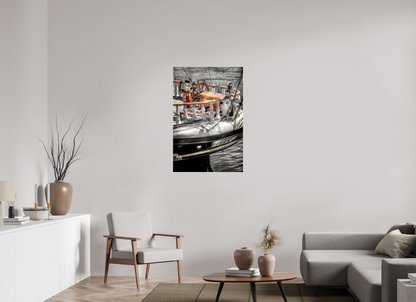 70 x 105 cm, TIRAGE PHOTO CONTRECOLLÉ SUR SUPPORT ALUMINIUM LA POUPE DU BELEM - Nantes