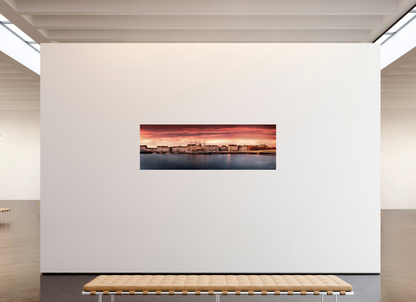 210 x 70 cm, TIRAGE PHOTO SOUS PLEXI BRILLANT QUAI DE LA FOSS - Nantes