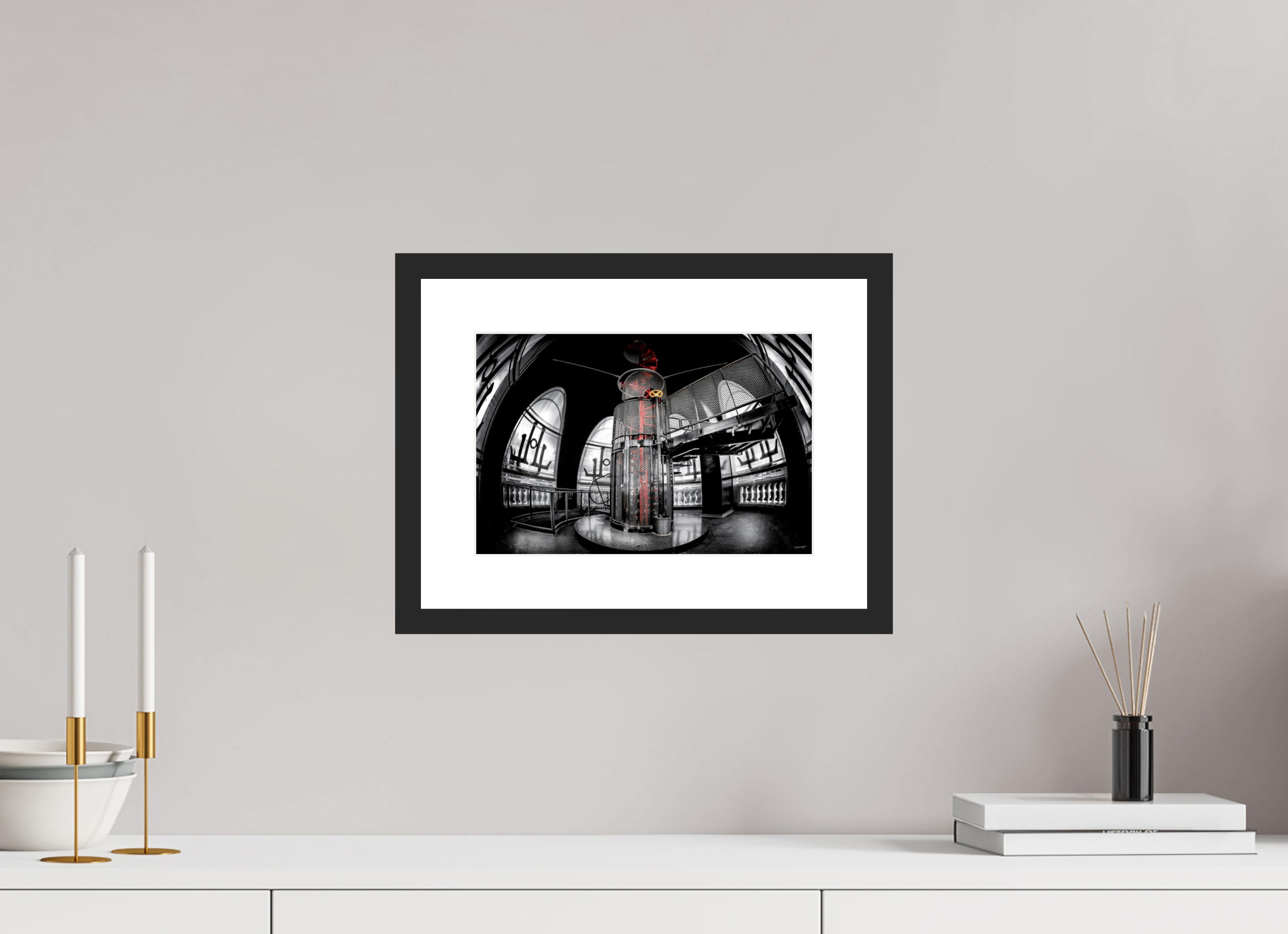 30 x 20 cm, CADRE GALERIE AVEC PASSE-PARTOUT DANS LA TOUR LU - Nantes