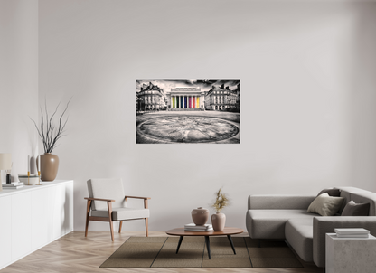 145 x 90 cm, TIRAGE PHOTO SOUS PLEXI MAT GRASLIN - Nantes