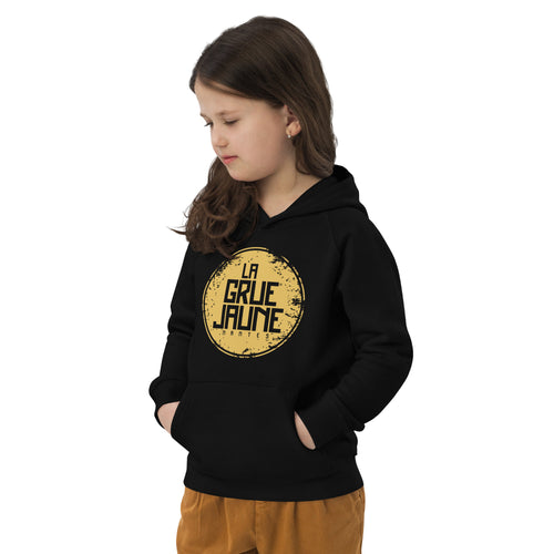 Sweat à capuche enfant La Capsule, La Grue Jaune