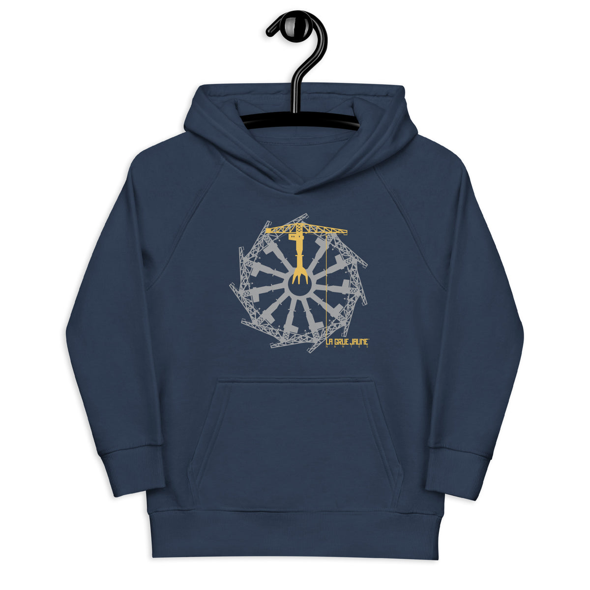 Sweat à capuche enfant Le Capitaine, La Grue Jaune