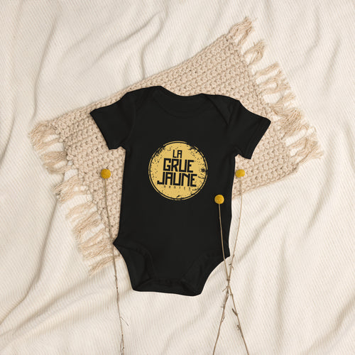 Body bébé en coton bio La Capsule, La Grue Jaune