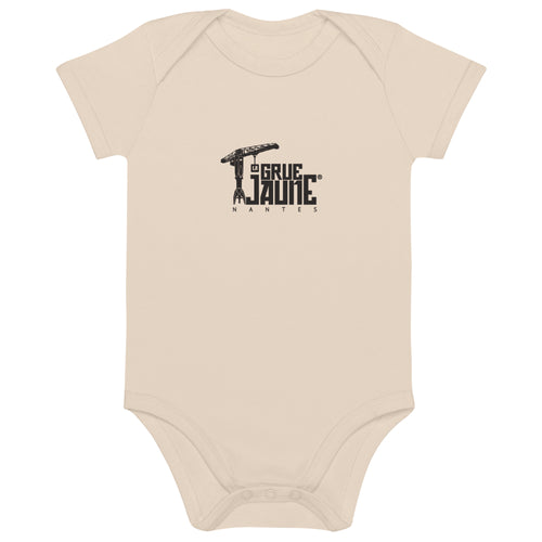 Body bébé en coton bio L'Original II, La Grue Jaune