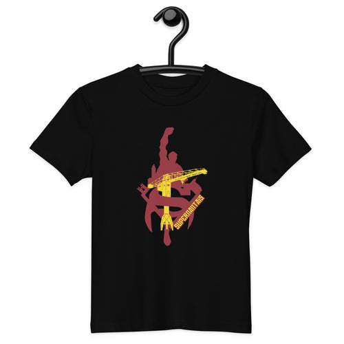 T-shirt enfant en coton bio Supernantais, La Grue Jaune