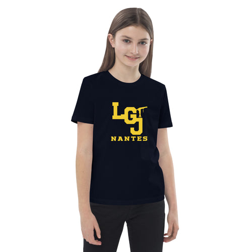 T-shirt enfant en coton bio L'Américain, La Grue Jaune