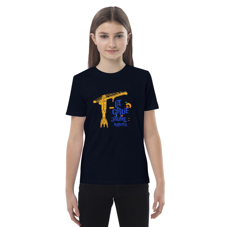 T-shirt en coton bio enfant "PlayGrue"