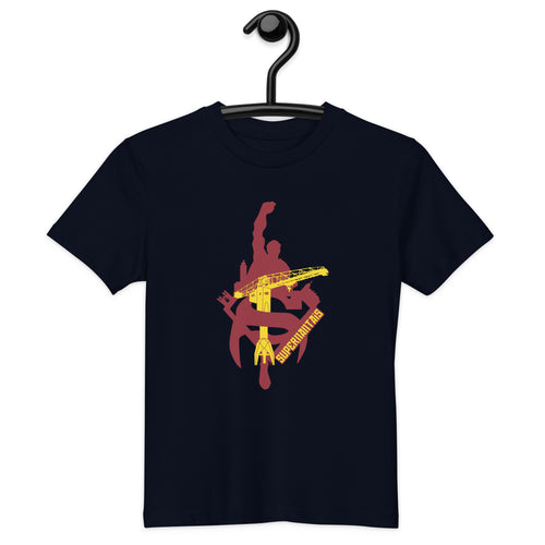 T-shirt enfant en coton bio Supernantais, La Grue Jaune