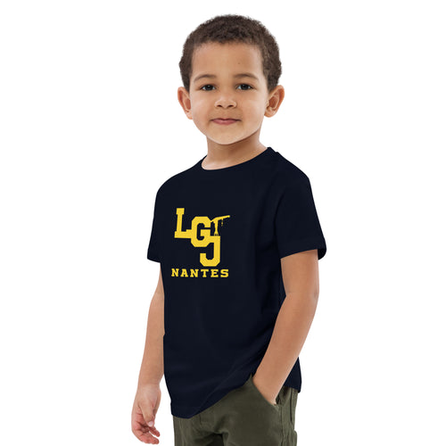 T-shirt enfant en coton bio L'Américain, La Grue Jaune