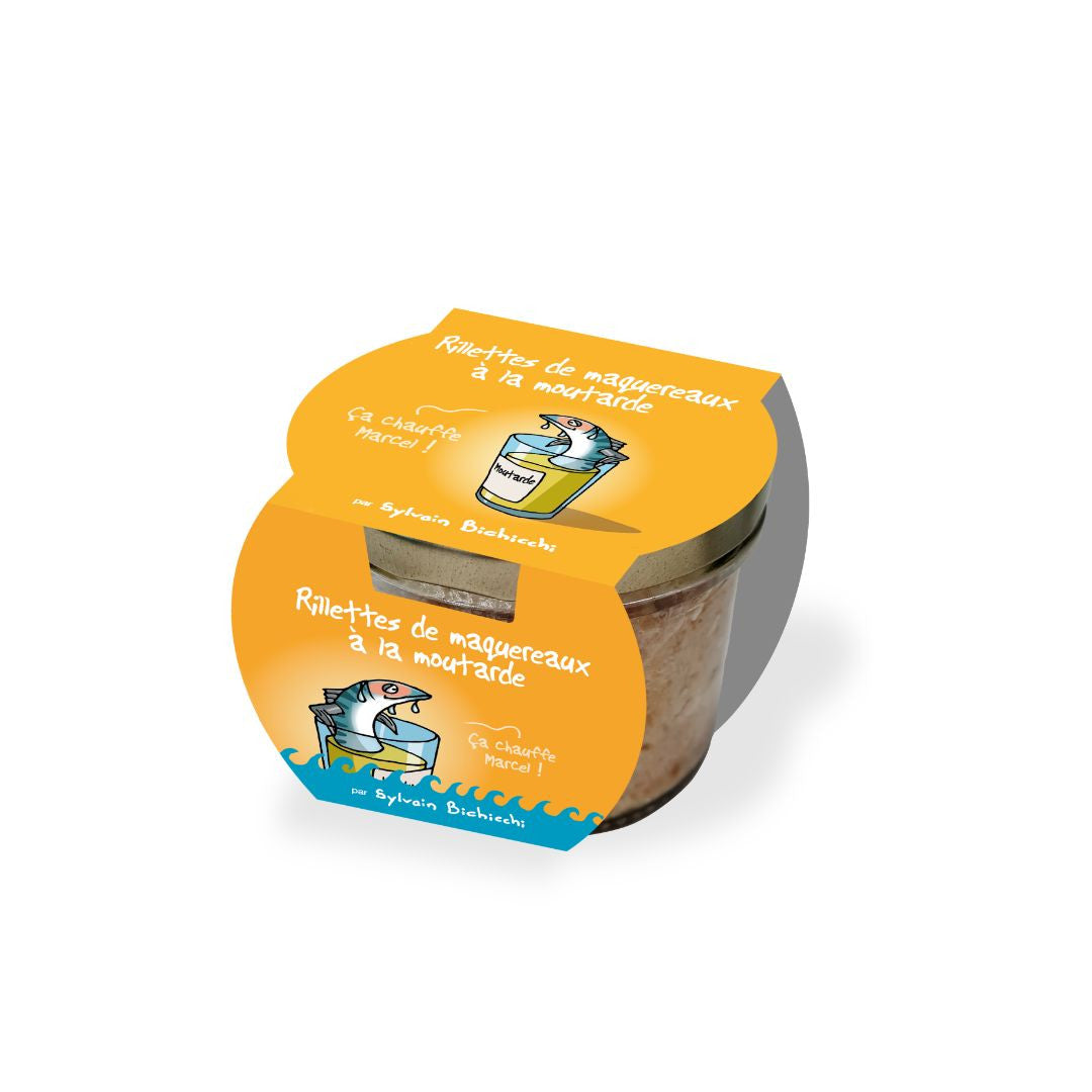 Rillettes de maquereau à la moutarde 90g