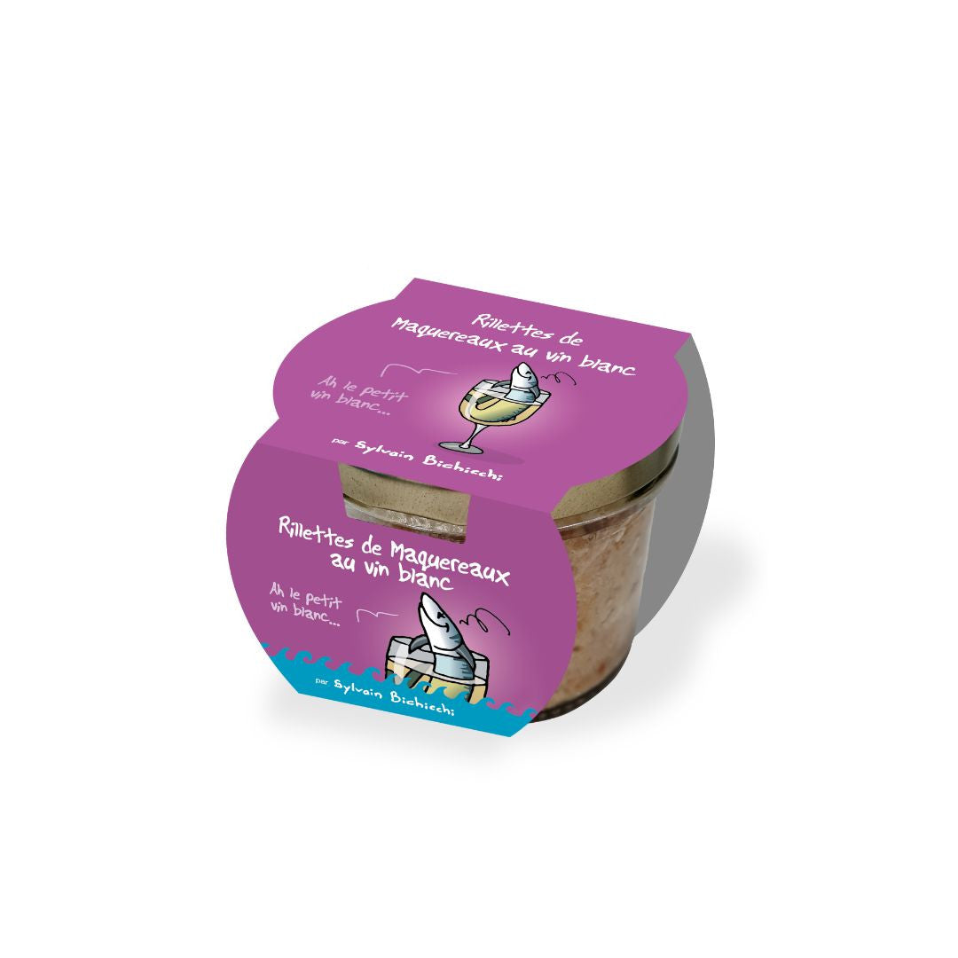 Rillettes de maquereau au vin blanc 90g