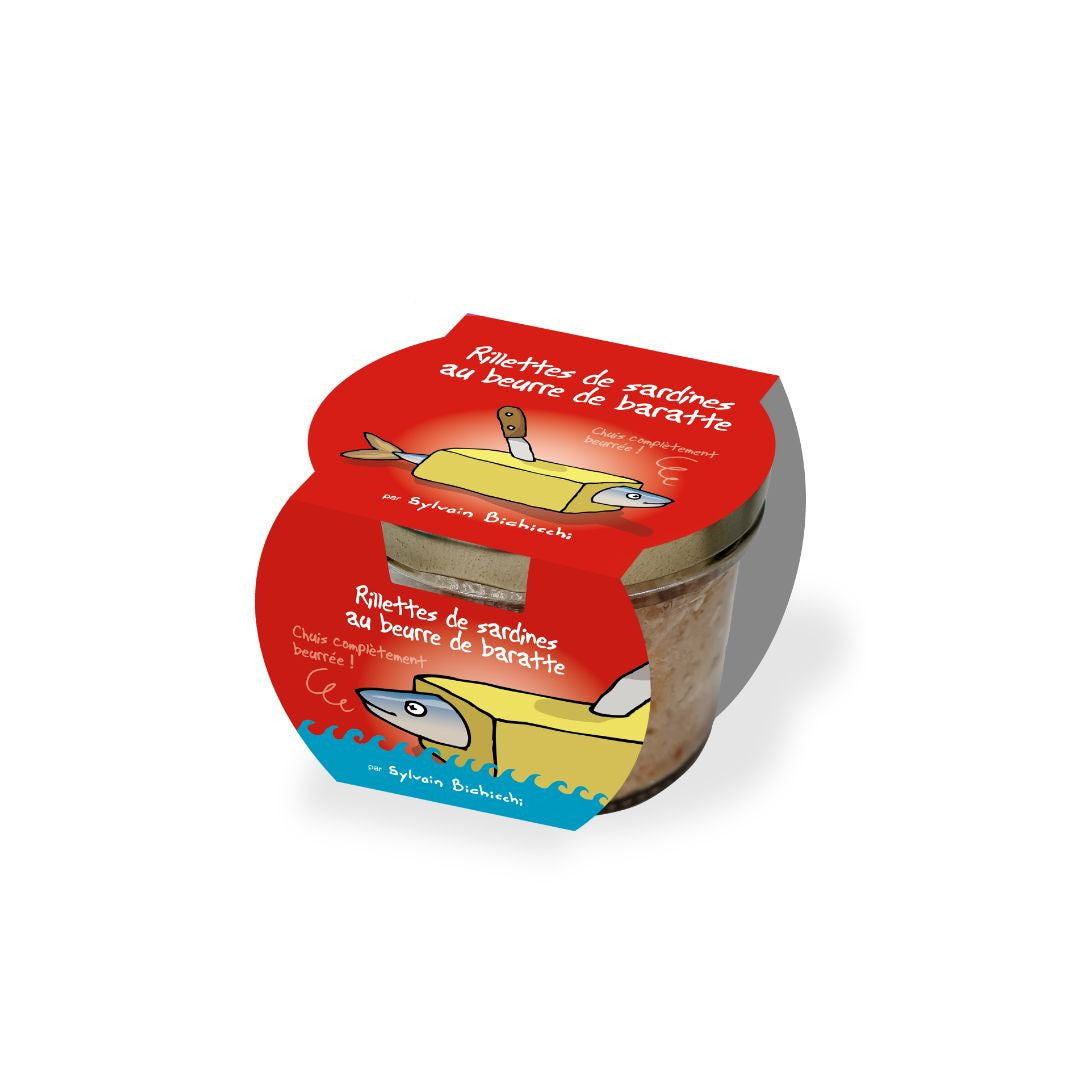 Rillettes de sardines au beurre de baratte