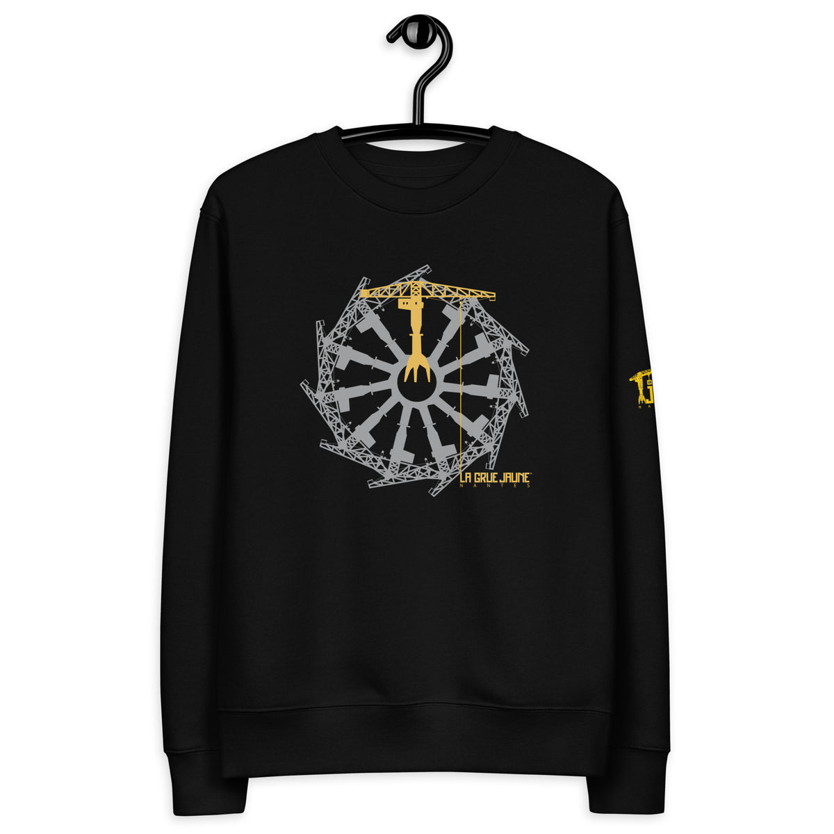 Sweatshirt éco-responsable Le Capitaine, La Grue Jaune