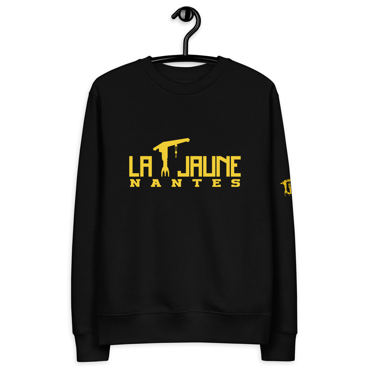 Sweatshirt éco-responsable La Symbolique, La Grue Jaune