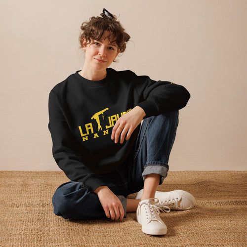 Sweatshirt éco-responsable La Symbolique, La Grue Jaune